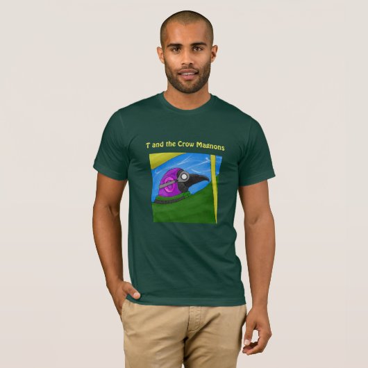 Crow Magnons Crow Pilot T-Shirt (Voorkant volledig)
