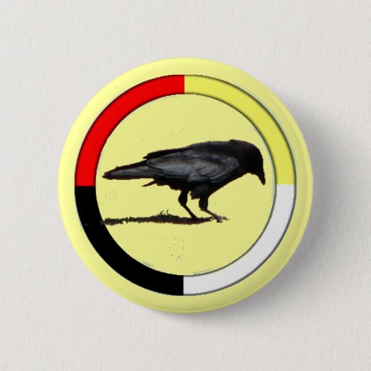 Crow Medicine Button (Voorkant)