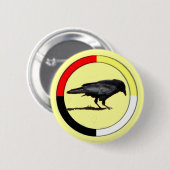 Crow Medicine Button (Voorkant /achterkant)