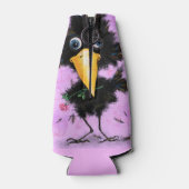 Crow met Roos flesfles Koelaar Fun Flesjeskoeler (Achterkant)