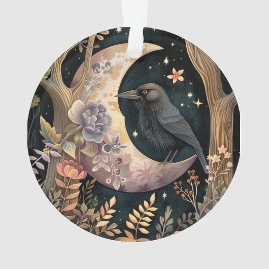 Crow Moon Acryl Ornament (achterkant)