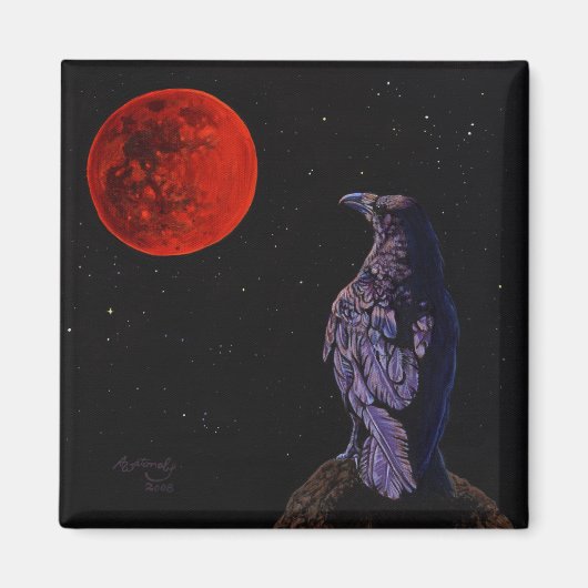 Crow Moon Magneet (Voorkant)