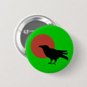 Crow Moon Ronde Button 5,7 Cm (Voorkant /achterkant)