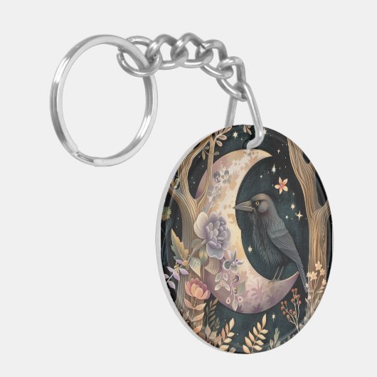 Crow Moon Sleutelhanger (Voorkant Links)