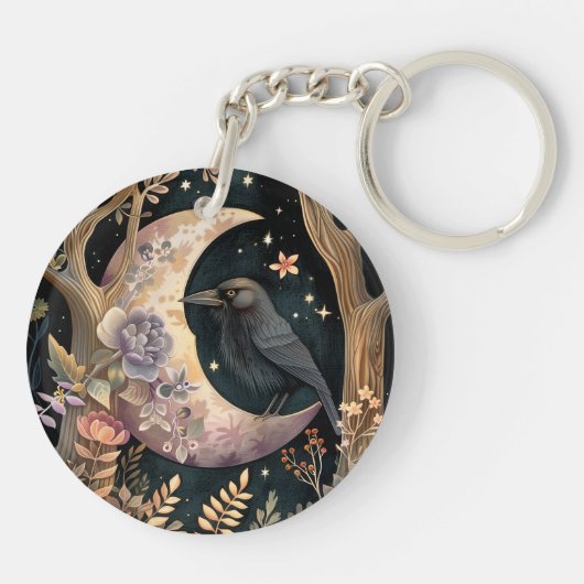 Crow Moon Sleutelhanger (Achterkant)