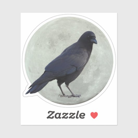 Crow Moon Sticker (Vel)