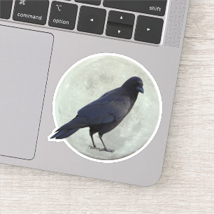 Crow Moon Sticker