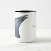 Crow Mug with Personalization Mok (Midden)