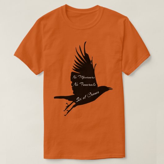 Crow No Mourners No Funerals T-shirt (Design voorkant)