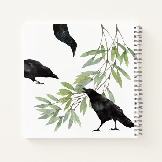 Crow Notitieboek (Achterkant)