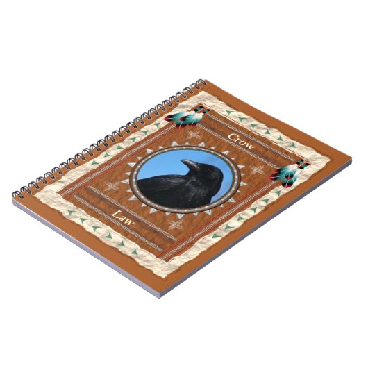 Crow - Notitieboek 80 pagina met wet (Linkerzijde)