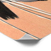 Crow on a Snow Covered Branch by Ohara Koson Poster (Hoek)