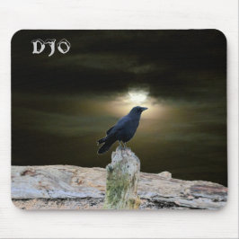 Crow on Driftwood Beach get Moon Tan Muismat