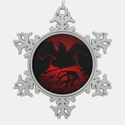 Crow Ornament Raven / Crow Decoration Gift (Voorkant)