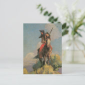 Crow Outlier Briefkaart (Staand voorkant)