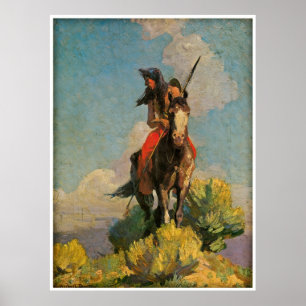 Crow Outlier van William Herbert Dunton Poster