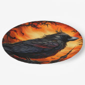 Crow Papieren Bordje (Gekanteld)