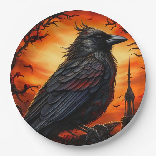 Crow Papieren Bordje (Voorkant)