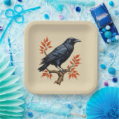 Crow Papieren Bordje (Feest)