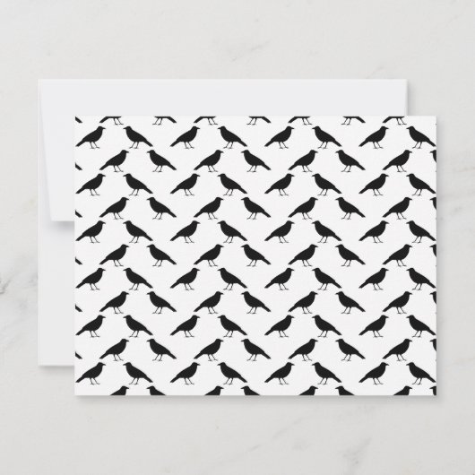 Crow Pattern. Kaart (Achterkant)