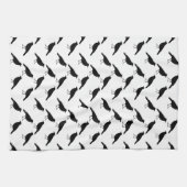 Crow Pattern. Theedoek (Horizontaal)