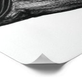 Crow Perched on Bare Winter Branches Poster (Hoek)