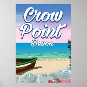 Crow Point, Devon Reisposter Poster