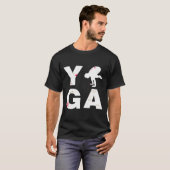 Crow Pose Yoga voor vrouwen Cute Yoga T-shirt (Voorkant volledig)