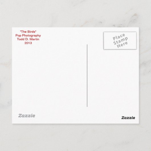 Crow Post Card Briefkaart (Achterkant)