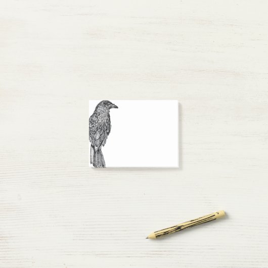 Crow Post-it® Notes (Op bureau)