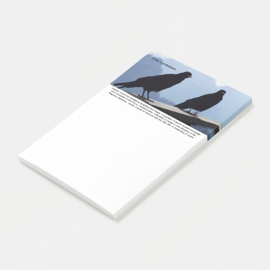 Crow Post-it® Notes (Schuin)