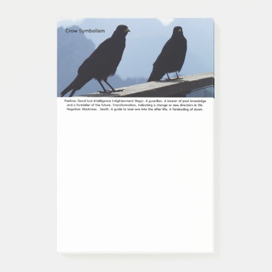Crow Post-it® Notes (Voorkant)