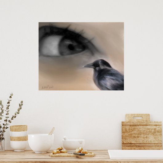 Crow Poster (Keuken)