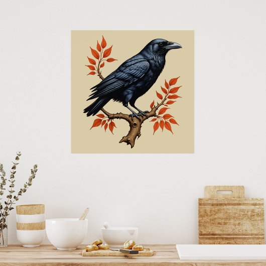Crow Poster (Keuken)