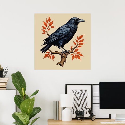 Crow Poster (Thuiskantoor)