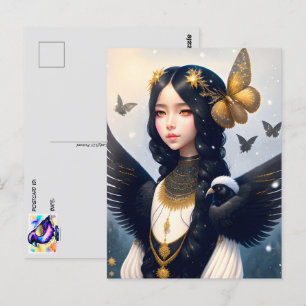 Crow Princess, Postkruising Briefkaart