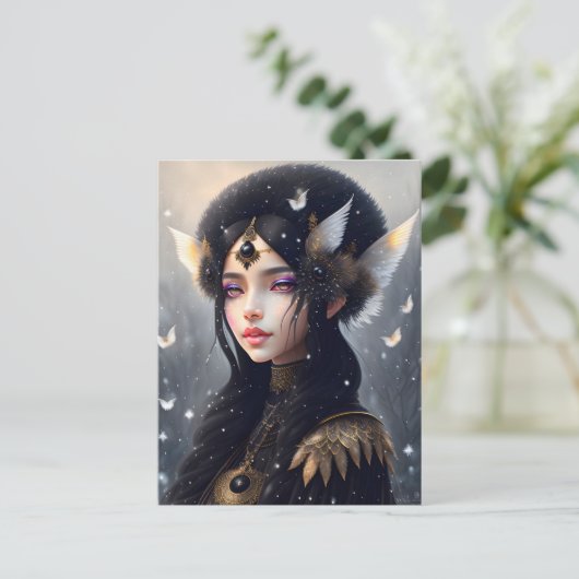 Crow Princess, Postkruising Briefkaart (Staand voorkant)