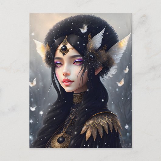 Crow Princess, Postkruising Briefkaart (Voorkant)