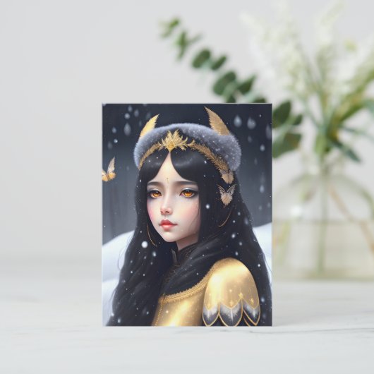 Crow Princess, Postkruising Briefkaart (Staand voorkant)