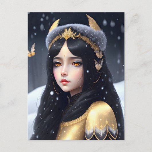 Crow Princess, Postkruising Briefkaart (Voorkant)