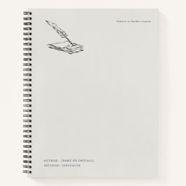 Crow-quilled Notebook- Regency Correspondence  Notitieboek