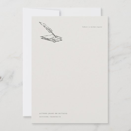 Crow-quilled page- Regency Correspondence (Voorkant)