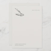 Crow-quilled page- Regency Correspondence (Voorkant / Achterkant)