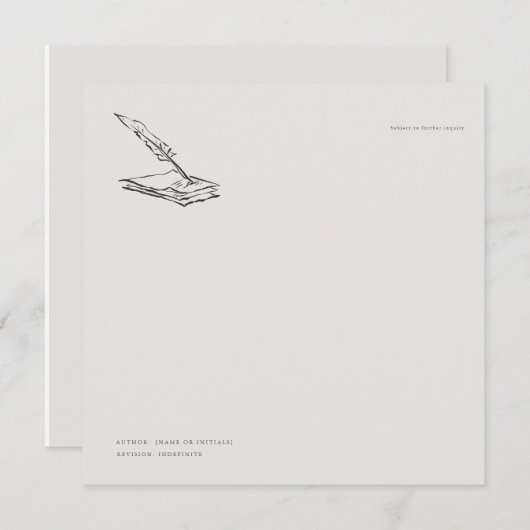 Crow-quilled page- Regency Correspondence (Voorkant / Achterkant)