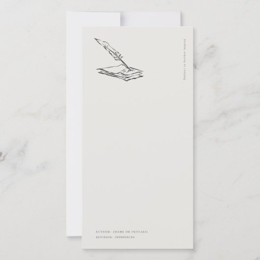 Crow-quilled page- Regency Correspondence (Voorkant)