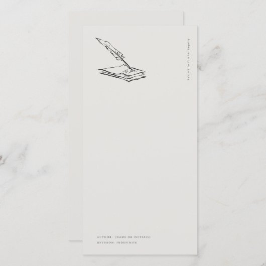 Crow-quilled page- Regency Correspondence (Voorkant / Achterkant)