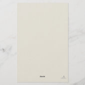 Crow-quilled page- Regency Correspondence Briefpapier (Achterkant)