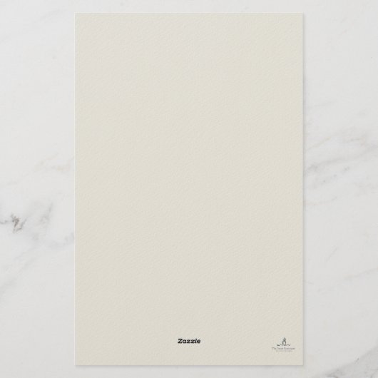 Crow-quilled page- Regency Correspondence Briefpapier (Achterkant)