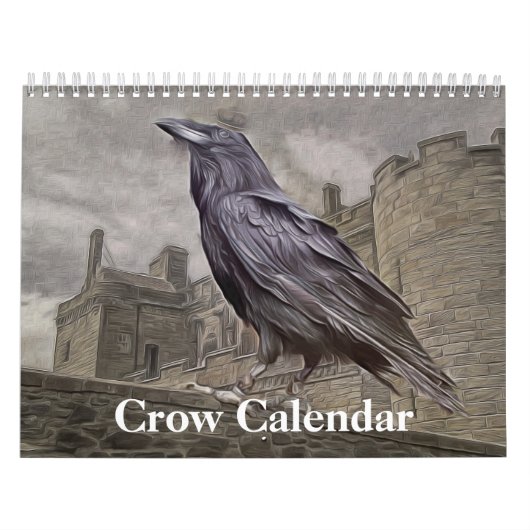 Crow Raven 2025 Kalender (Hoes)