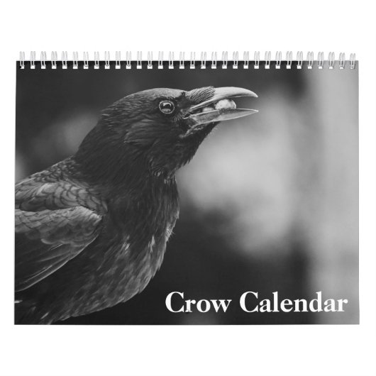 Crow Raven 2026 Agenda Kalender (Hoes)